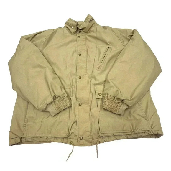 Sz 50 Vintage ZERO KING Arctic Fleece Wool Lambswool Hooded Parka Coat Jacket - Picture 1 of 9